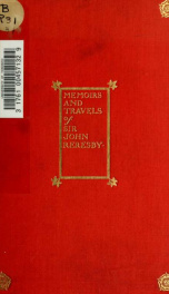 Memoirs & travels of Sir John Reresby, Bart._cover