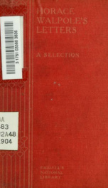 Letters : a selection. With an introd. by Stuart J. Reid_cover