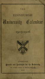 Calendar 1905-1906_cover