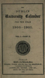 Calendar 1, Pt. 2, 1900-01_cover