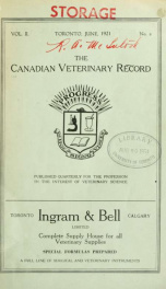 Canadian Veterinary Record 2 no 2_cover