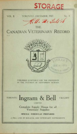 Canadian Veterinary Record 2 no 4_cover