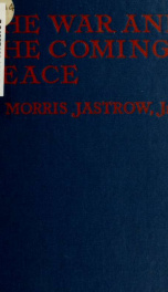The war and the coming peace : the moral issue_cover