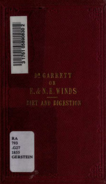 On east and north-east winds : the nature, treatment, and prevention of their suffocative effects : embracing also the subjects of diet and digestion, their errors and penalties_cover