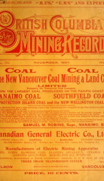 British Columbia Mining Record v.3 n.11 1897_cover