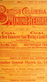 British Columbia Mining Record v.3 n.10 1897_cover