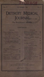 Detroit Medical Journal 5, no.8_cover