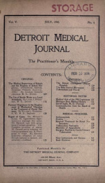 Detroit Medical Journal 5, no.4_cover