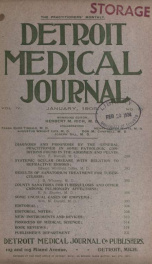 Detroit Medical Journal 4, no.10_cover