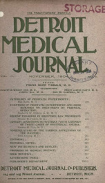 Detroit Medical Journal 4, no.8_cover