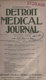 Detroit Medical Journal 4, no.7_cover