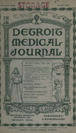 Detroit Medical Journal 1, no.11_cover