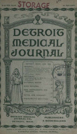 Detroit Medical Journal 1, no.10_cover