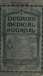 Detroit Medical Journal 1, no.9_cover