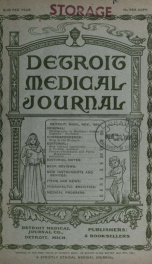 Detroit Medical Journal 1, no.8_cover