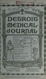 Detroit Medical Journal 1, no.5_cover