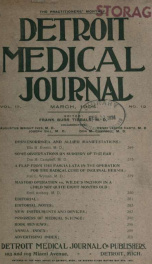 Detroit Medical Journal 3, no.12_cover