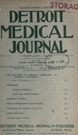 Detroit Medical Journal 3, no.11_cover