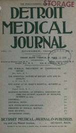 Detroit Medical Journal 3, no.8_cover