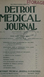 Detroit Medical Journal 3, no.7_cover