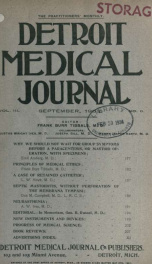 Detroit Medical Journal 3, no.6_cover