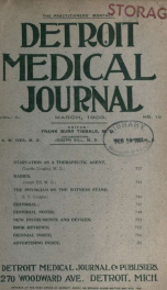 Detroit Medical Journal 2, no.12_cover