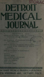 Detroit Medical Journal 2, no.9_cover