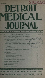 Detroit Medical Journal 2, no.8_cover