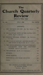 The Church quarterly review 118_cover