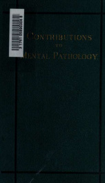 Contributions to mental pathology_cover