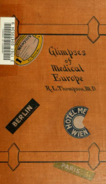 Glimpses of medical Europe_cover