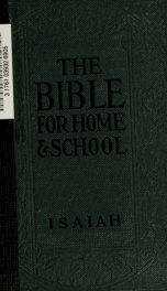 The book of the prophecies of Isaiah_cover