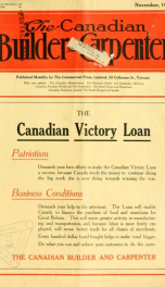 The Canadian builder v.7 aov 1917_cover