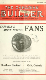 The Canadian builder v.8  sep 1918_cover