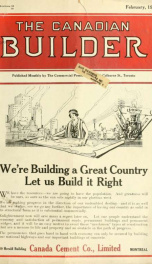 The Canadian builder v.8  feb 1918_cover