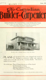 The Canadian builder v.7  jun 1917_cover