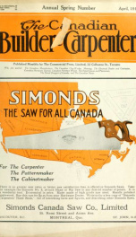 The Canadian builder v.6  apr 1916_cover