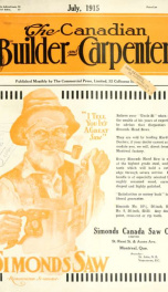The Canadian builder v.5  jul 1915_cover