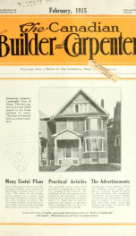 The Canadian builder v.5  feb 1915_cover