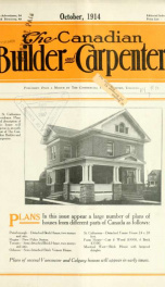 The Canadian builder v.4  oct 1914_cover