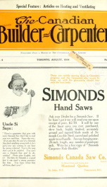 The Canadian builder v.4   aug 1914_cover