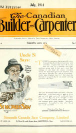The Canadian builder v.4  jul 1914_cover