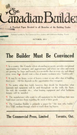 The Canadian builder v.1  oct 1911_cover