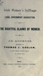 The rightful claims of women_cover