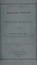 American prisons in the tenth United States census_cover