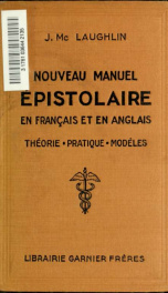 Nouveau manuel épistolaire en français et en anglais : théorie, pratique, modèles_cover