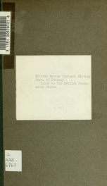 Guide to the British fresh-water fishes exhibited in the Department of Zoology, British Museum (Natural History)_cover
