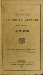 Calendar 1902-1903_cover