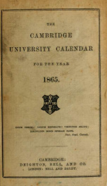 Calendar 1865_cover