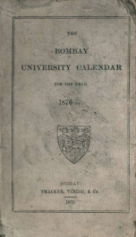 University calendar 1876-77_cover